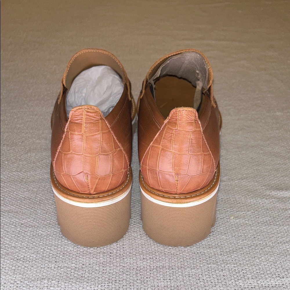 M. Gemi The Elsa Croco Printed Loafers  size 39 - Picture 4 of 5